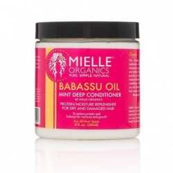 Mielle Organics - Babassu Oil & Mint Deep Conditioner - Après-Shampoing Soin Profond (227g)